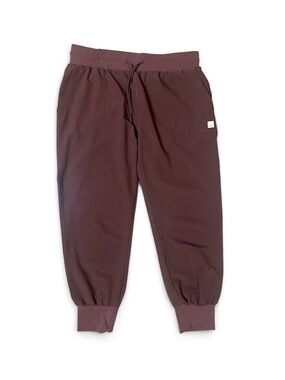 Vuori Summit Woven Jogger Pants- Dark Burgundy/Brown